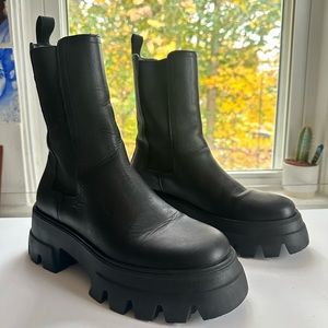 Thursday Boot CO. Reign platform boots (Blk)